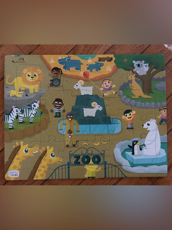 Other - Chuckle & Roar 24 Piece Kids Jigsaw Puzzle Zoo Animals NEW